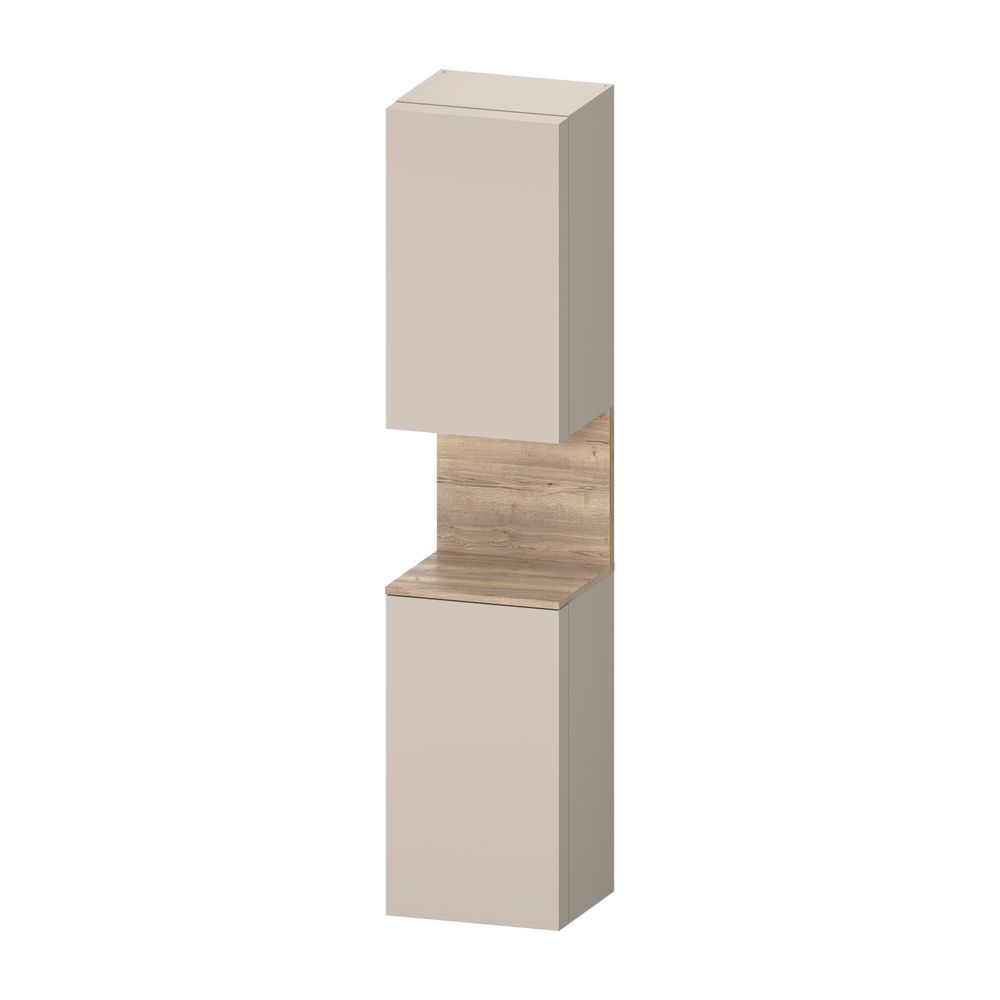 Duravit Qatego Hochschrank Dekor 360x400x1760mm Taupe Matt/Eiche Marmoriert Ma... DURAVIT-QA1346R55910010 4067116211146 (Abb. 1)