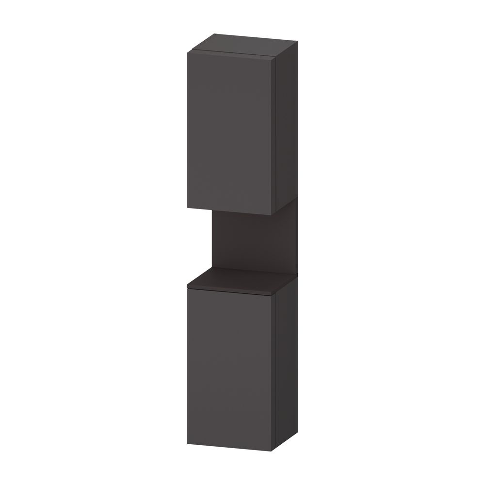 Duravit Qatego Hochschrank Dekor 360x400x1760mm Graphit Matt/Graphit SM, 2 Tür... DURAVIT-QA1346L80490000 4067116208344 (Abb. 2)