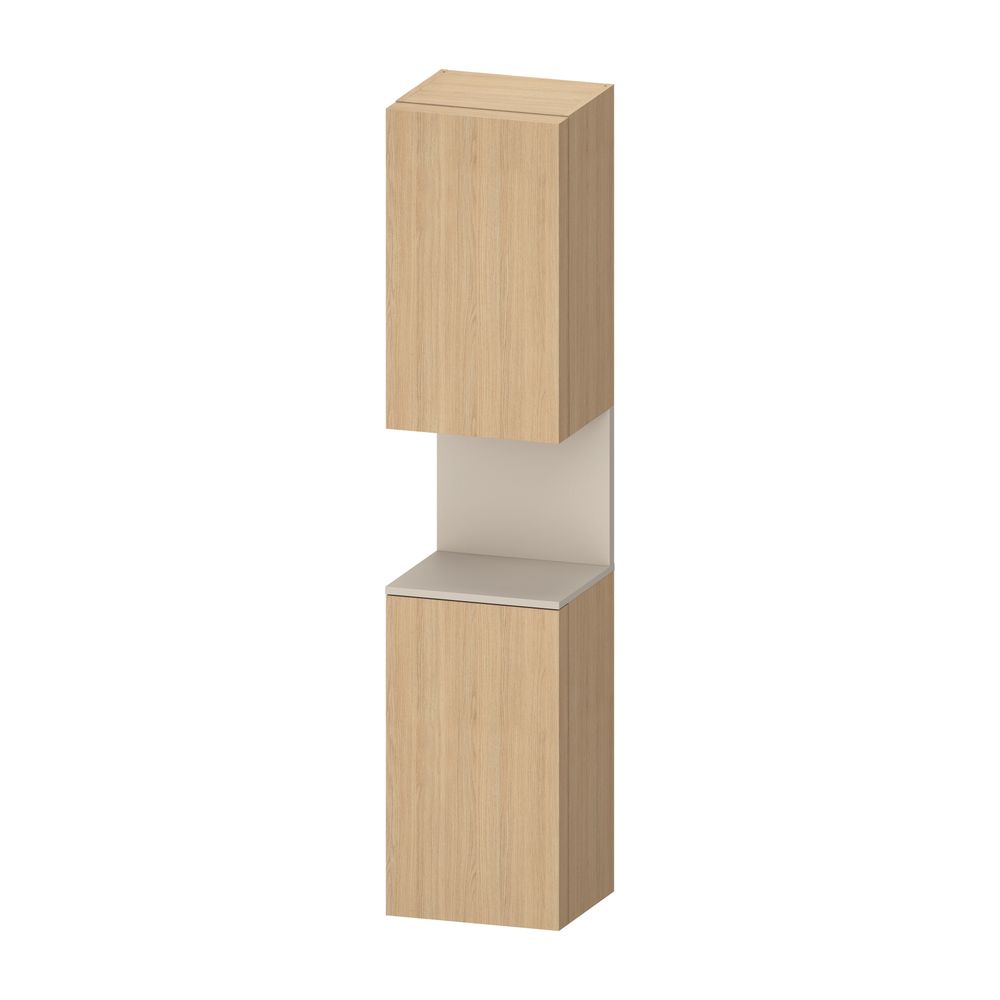 Duravit Qatego Hochschrank Dekor 360x400x1760mm Natur Eiche Matt/Taupe SM, 2 T... DURAVIT-QA1346L83300000 4067116208481 (Abb. 2)