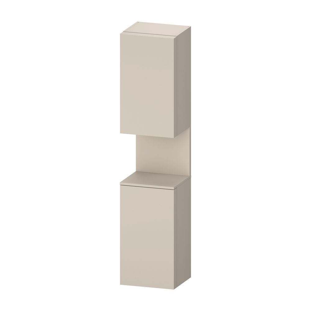 Duravit Qatego Hochschrank Dekor 360x400x1760mm Taupe SM/Taupe SM, 2 Türen L, ... DURAVIT-QA1346L83830000 4067116206470 (Abb. 2)