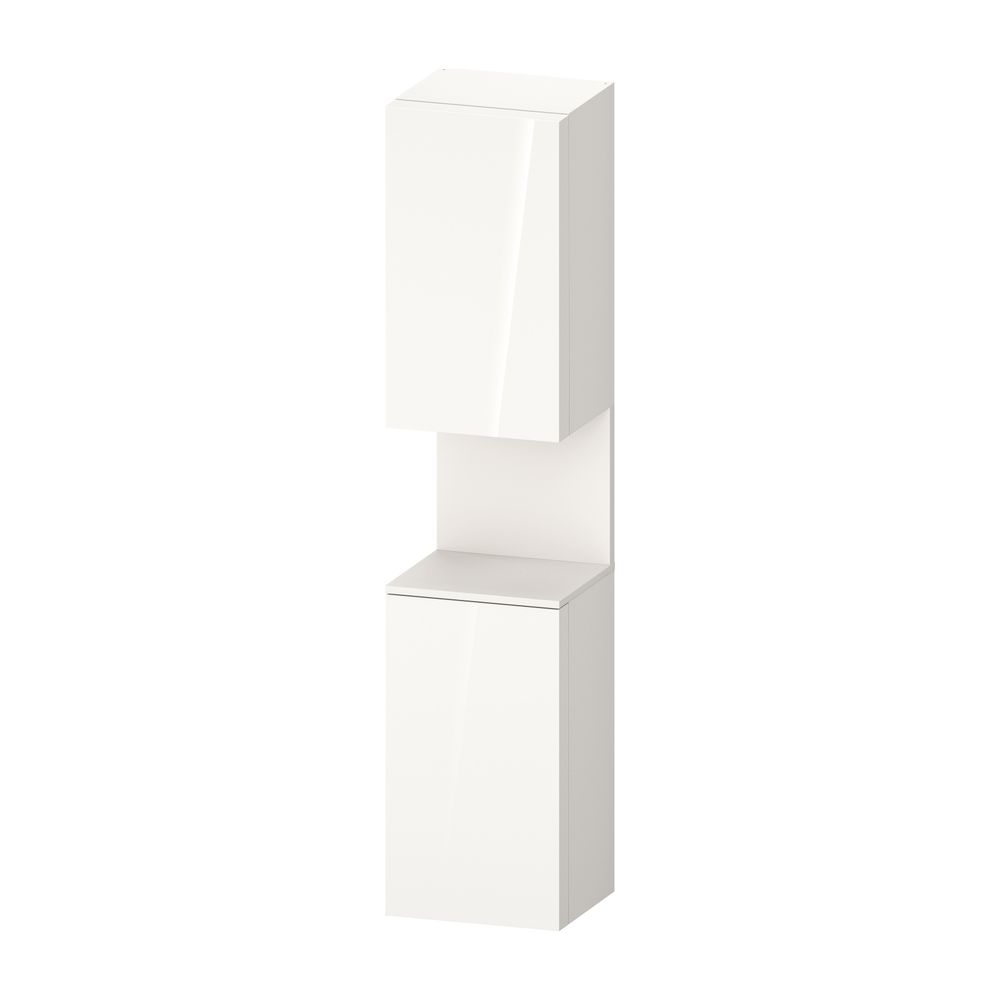 Duravit Qatego Hochschrank Dekor 360x400x1760mm Weiß Hochglanz/Weiß SM, 2 Türe... DURAVIT-QA1346L84220000 4067116208542 (Abb. 2)