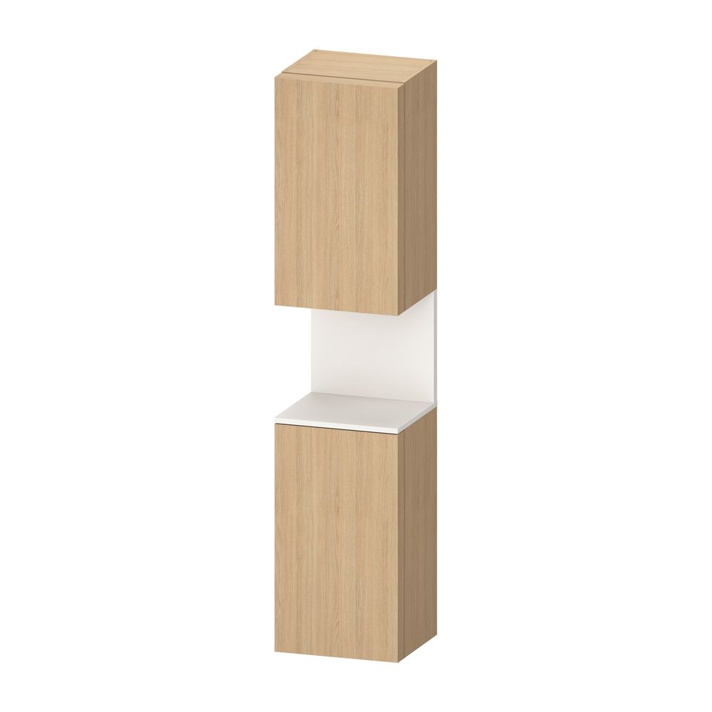 Duravit Qatego Hochschrank Dekor 360x400x1760mm Natur Eiche Matt/Weiß SM, 2 Tü... DURAVIT-QA1346L84300000 4067116208597 (Abb. 2)