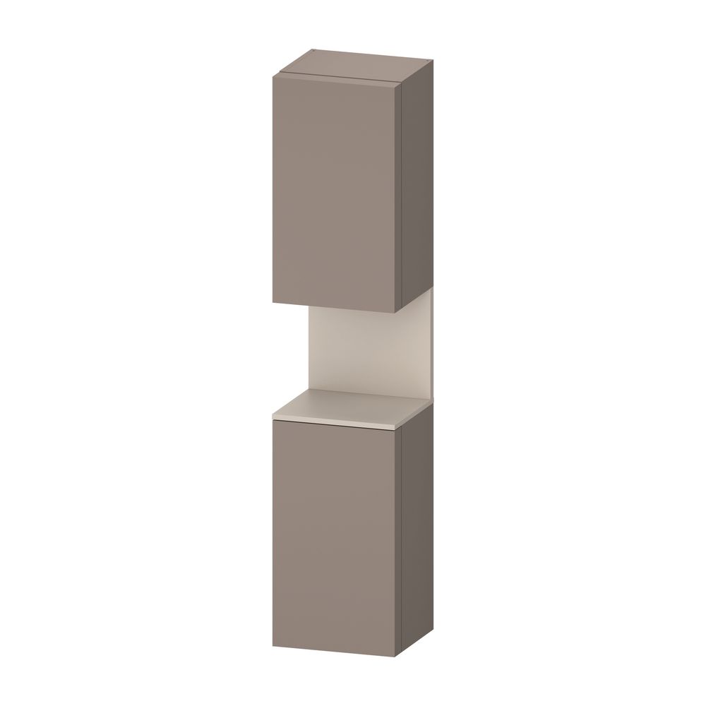 Duravit Qatego Hochschrank Dekor 360x400x1760mm Basalt Matt/Taupe Matt, 2 Türe... DURAVIT-QA1346L91430000 4067116207781 (Abb. 2)