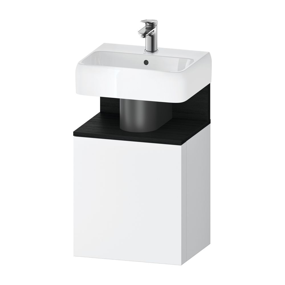 Duravit Qatego Waschtischunterbau wandh. 350x440x645mm L, Mattweiß, Dekor, Nis... DURAVIT-QA4076L16180000 4067116163292 (Abb. 1)