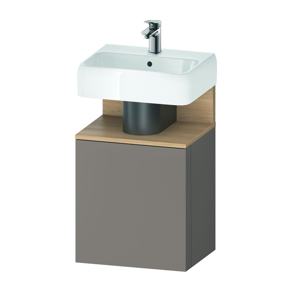 Duravit Qatego Waschtischunterbau wandh. 350x440x645mm Basalt Matt, Dekor, Nis... DURAVIT-QA4076R30430000 4067116164749 (Abb. 2)