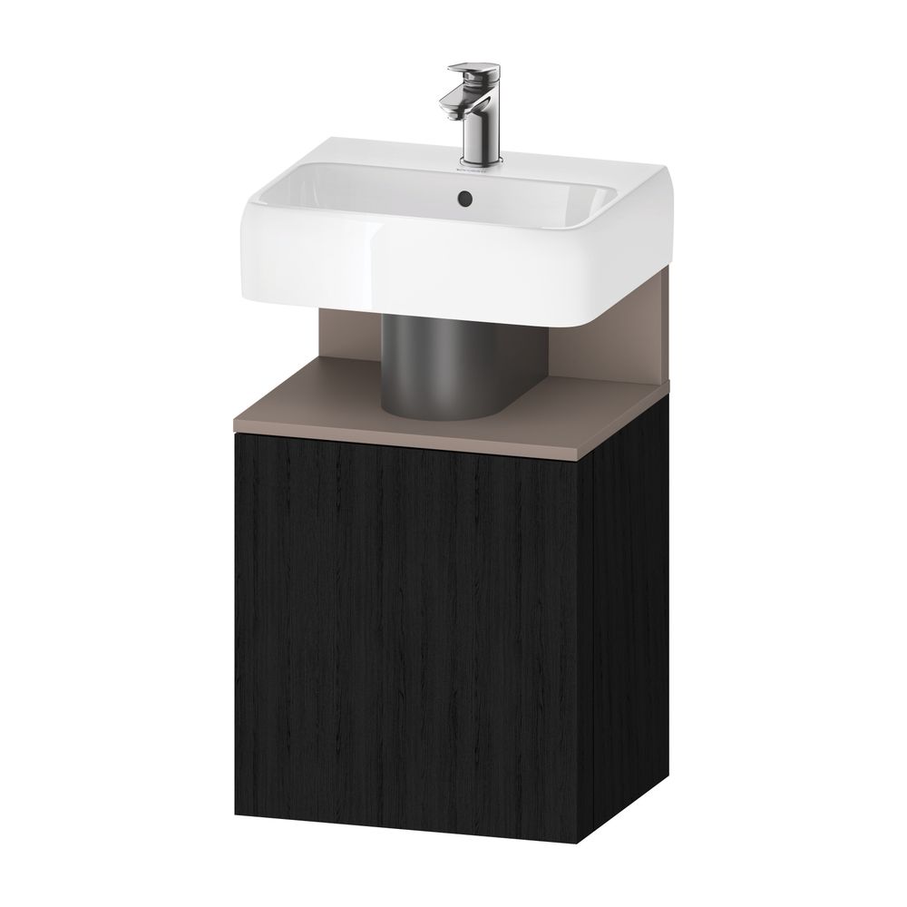 Duravit Qatego Waschtischunterbau wandh. 350x440x645mm Eiche Mattschwarz, Deko... DURAVIT-QA4076R43160000 4067116164329 (Abb. 2)