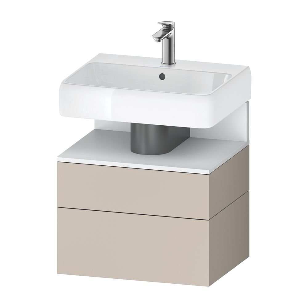 Duravit Qatego Waschtischunterbau wandh 470x590x590mm Taupe Matt/Mattweiß, Gri... DURAVIT-QA4393018910010 4067116221442 (Abb. 2)