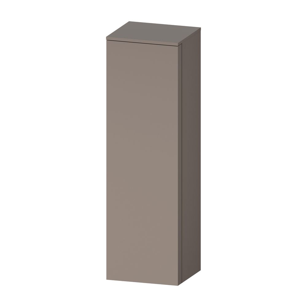 Duravit Qatego Halbhochschrank Dekor 360x400x1320mm, Basalt Matt, 1 Tür L, 3 G... DURAVIT-QA1345L43430000 4067116206166 (Abb. 1)