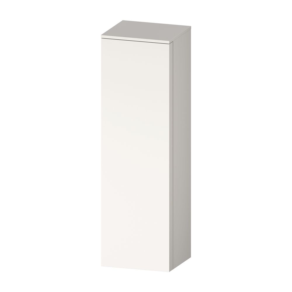 Duravit Qatego Halbhochschrank Dekor 360x400x1320mm, Weiß SM, 1 Tür L, 3 Glasf... DURAVIT-QA1345L84840000 4067116206258 (Abb. 1)