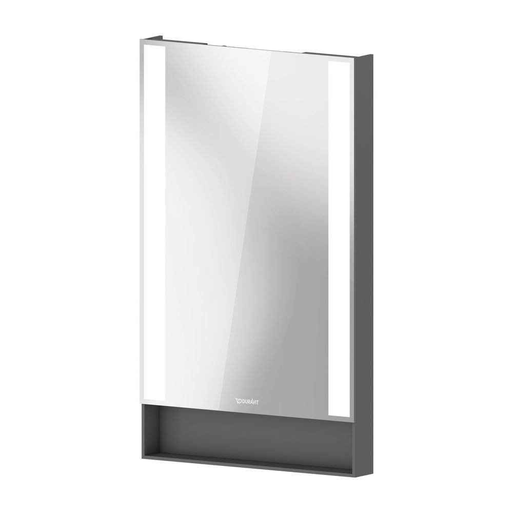 Duravit Qatego SpiegelWandmontage 65x450x750mm, Graphit Matt, LED, 21W, Betäti... DURAVIT-QA7080049490000 4067116204704 (Abb. 1)