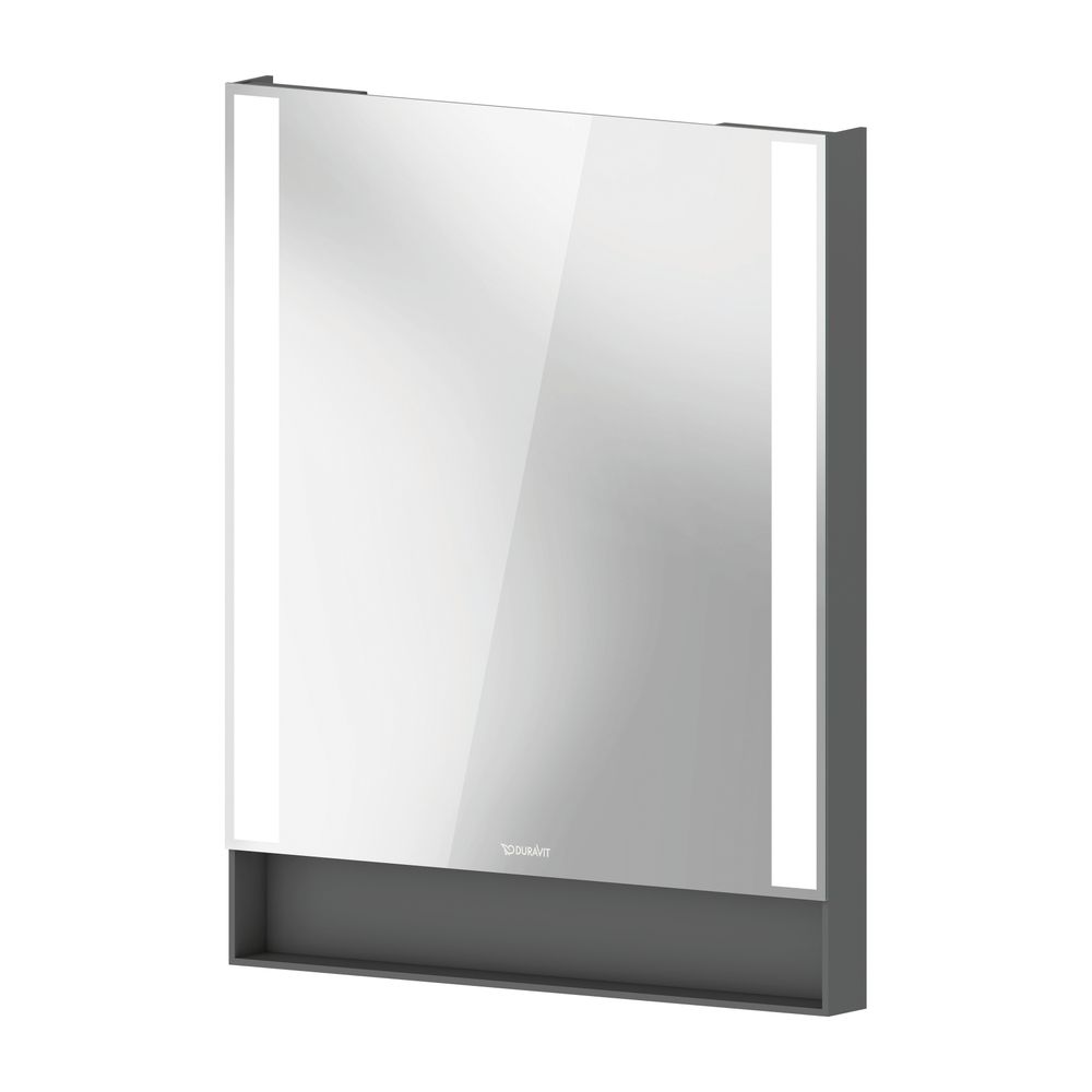 Duravit Qatego SpiegelWandmontage 65x600x750mm, Graphit Matt, LED, 23W, Betäti... DURAVIT-QA7081049490000 4067116204810 (Abb. 1)
