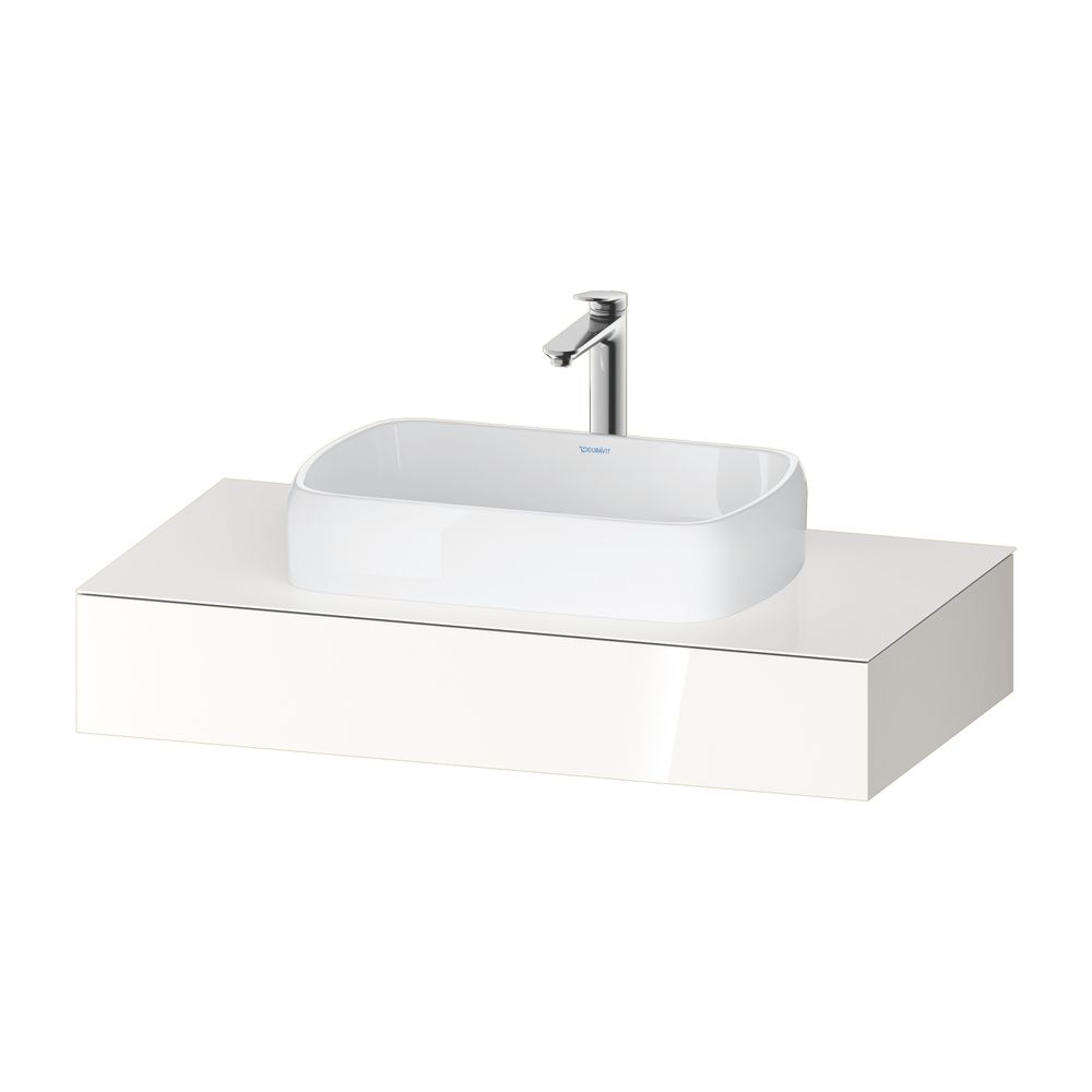 Duravit Qatego Konsole 550x1000x170mm, 1 Ausschnitt/Waschplatz, Weiß Hochglanz... DURAVIT-QA4801022220000 4067116258493 (Abb. 1)