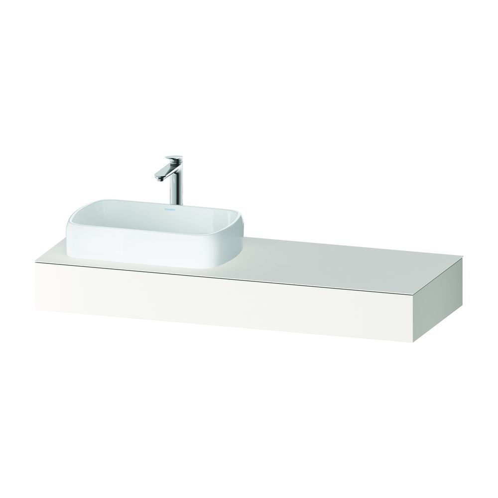 Duravit Qatego Konsole 550x1400x170mm, 1 Ausschnitt/Waschplatz, Weiß SM, ohne ... DURAVIT-QA4803084840000 4067116258714 (Abb. 2)