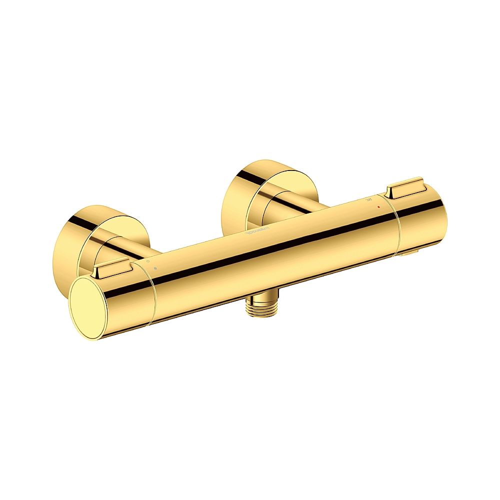 Duravit Thermostatarmaturen Brausethermostat Aufputz, Gold poliert, S-Anschlüsse,... DURAVIT-TH4220000034 4067116113624 (Abb. 1)