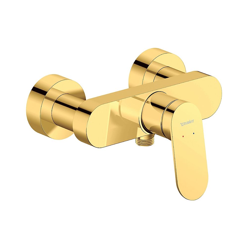 Duravit Wave Einhebel-Brausemischer Aufputz, Gold poliert, 24l/min, S-Anschlüsse,... DURAVIT-WA4230000034 4067116105735 (Abb. 1)