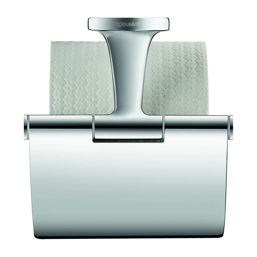 Duravit Starck T Toilettenpapierhalter, Papierrollenhalter 83x125x131mm, Chrom glän... DURAVIT-0099401000 4053424693842 (Abb. 1)