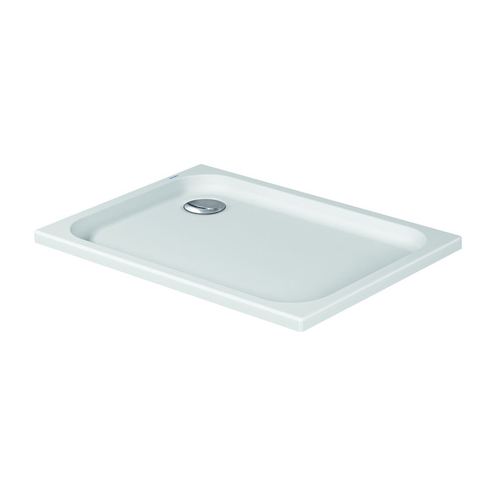 Duravit D-Code Duschwanne 700x1000x85mm, Rechteckig, Weiß glänzend, aus Sanitä... DURAVIT-720093000000000 4021534822681 (Abb. 1)