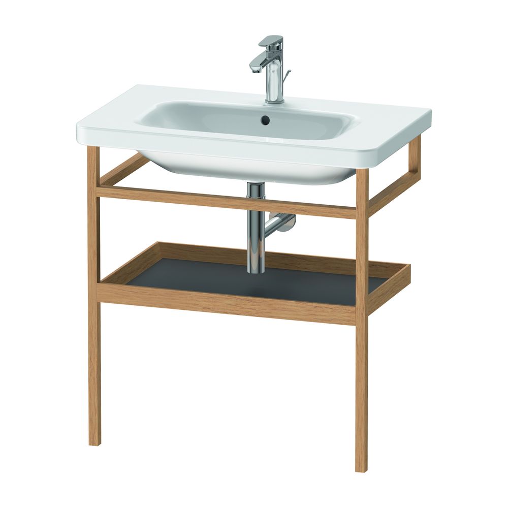 Duravit DuraStyle Holzgestell 440x740x805mm, Eckig, mit Handtuchhalter/Ablage, Eur... DURAVIT-DS988204976 4053424190495 (Abb. 1)