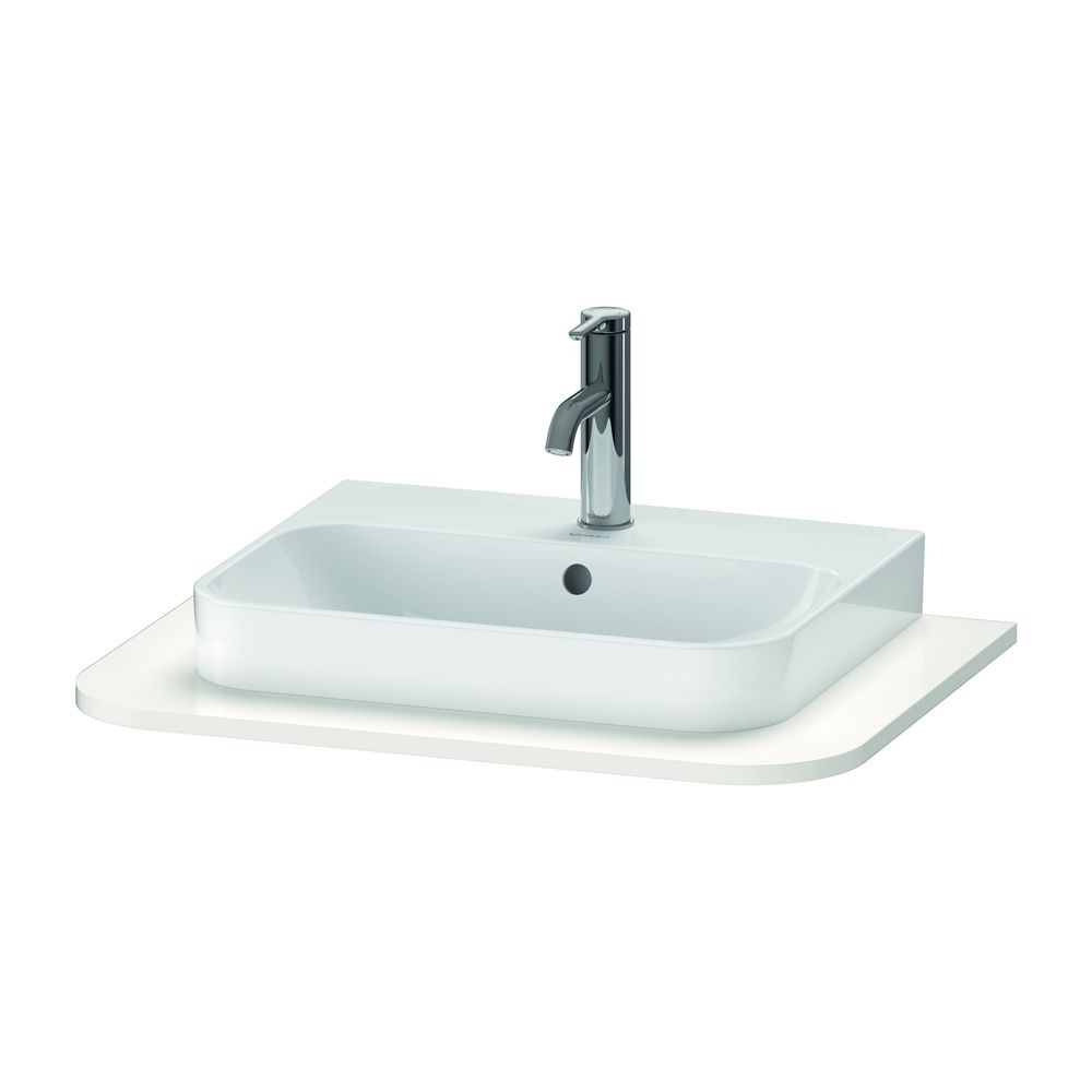 Duravit Happy D.2 Konsole 480x650x16mm, Weiß Hochglanz, ohne Konsolenträger, 1 Aus... DURAVIT-HP031B02222 4053424867618 (Abb. 1)