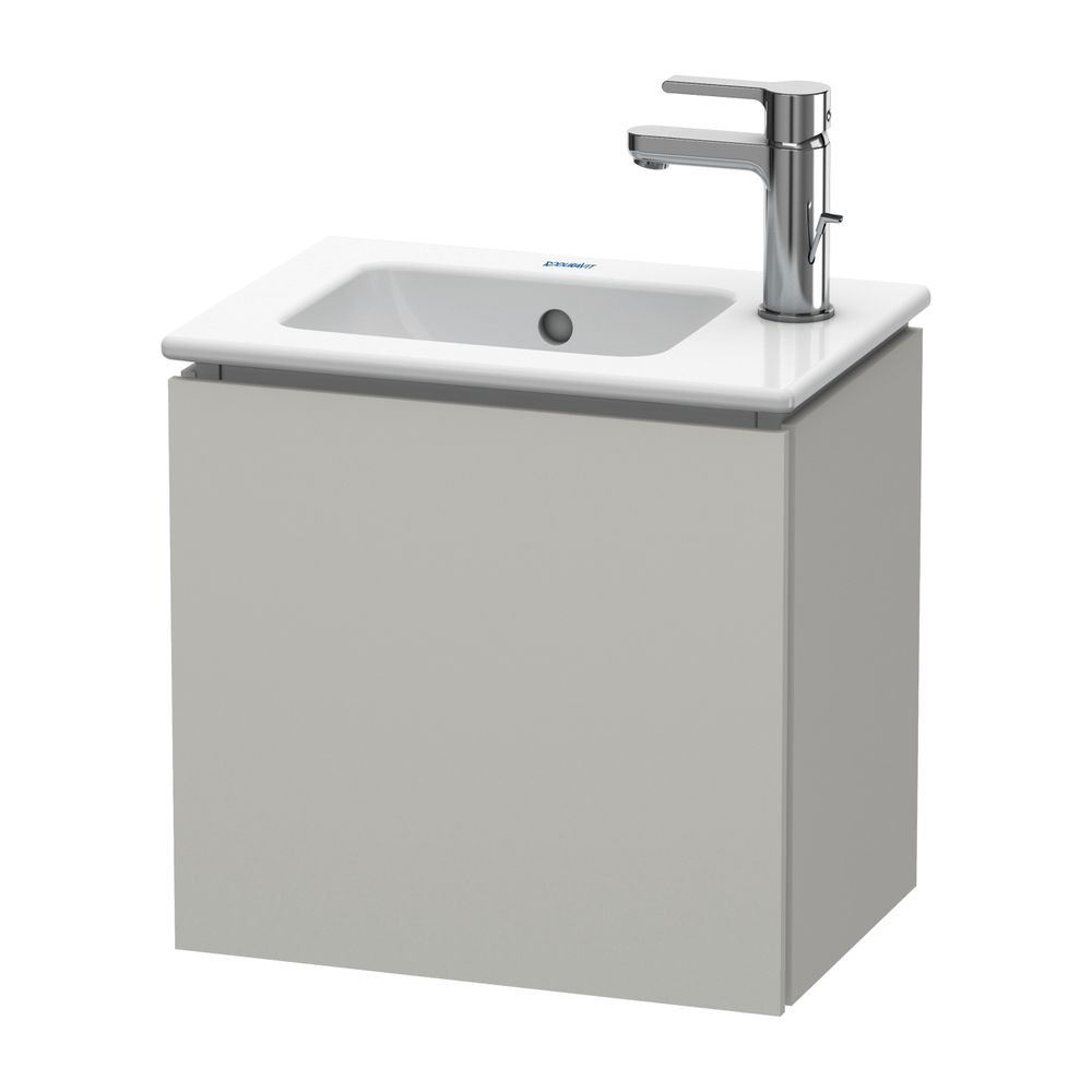 Duravit L-Cube Waschtischunterbau wandh. 294x420x400mm, R, Betongrau Matt, Grifflo... DURAVIT-LC6272R0707 4053424647296 (Abb. 1)