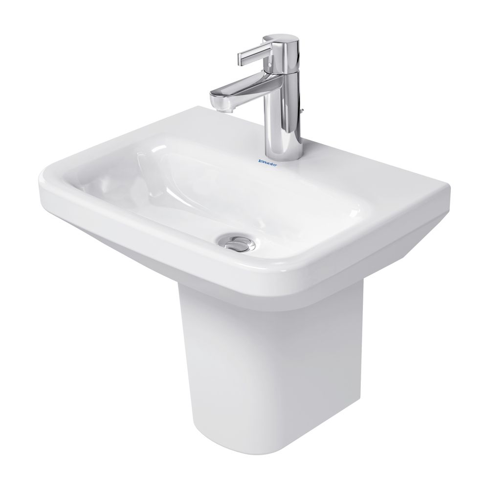 Duravit DuraStyle Handwaschbecken 335x450x115mm, Weiß Hochglanz, Rechteckig,1 Wasch... DURAVIT-0708450000 4021534850936 (Abb. 1)