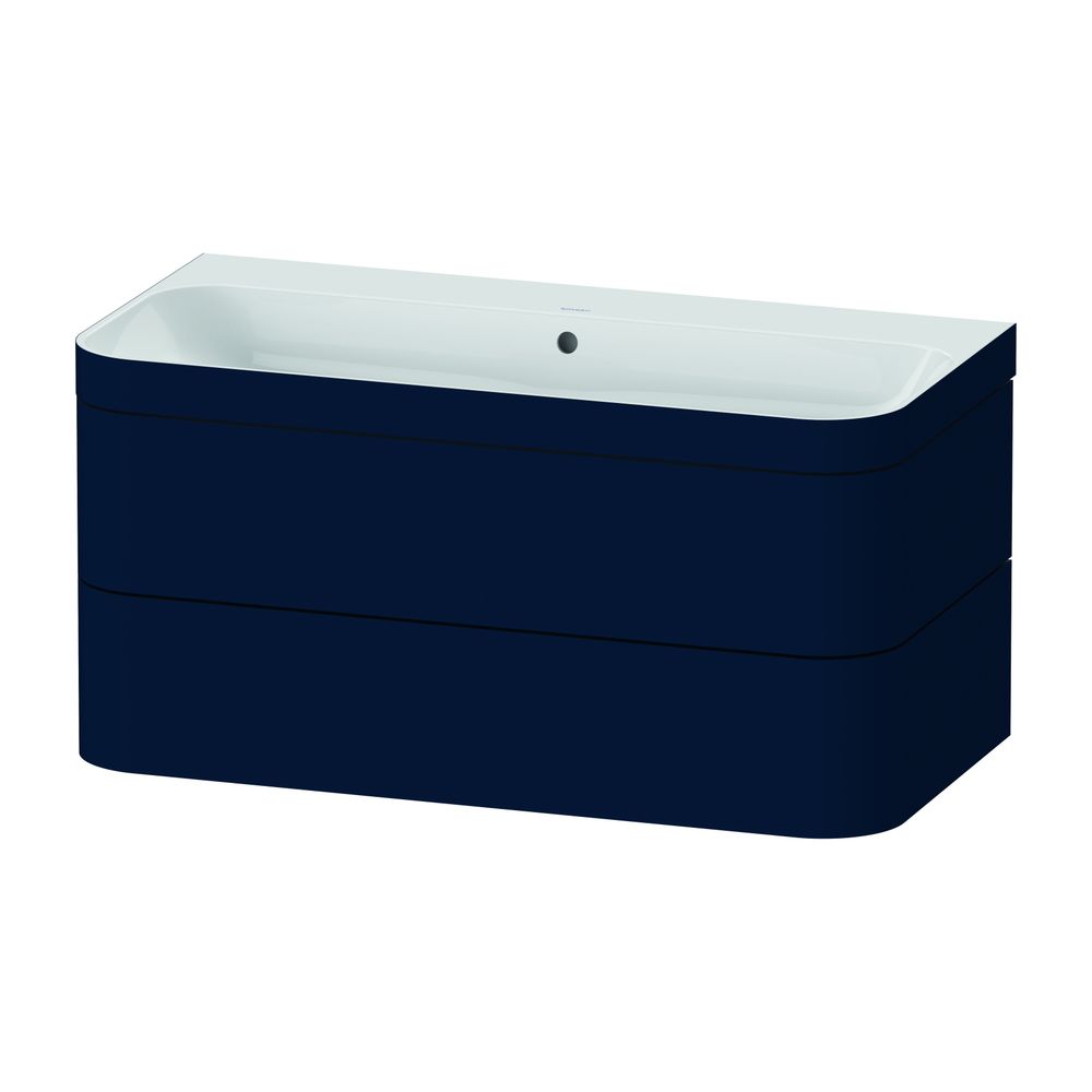 Duravit Happy D.2 Waschtisch-Set C-bonded wh Lack, 490x975x480mm Nachtblau Seidenm... DURAVIT-HP4638N9898 4053424978901 (Abb. 2)