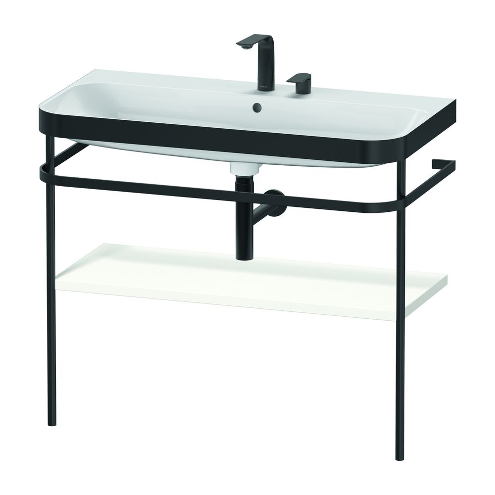 Duravit Happy D.2 Waschtisch-Set C-bonded Metallkonsole Lack 490x975x850mm, Taupe ... DURAVIT-HP4738O8383 4067116019537 (Abb. 2)