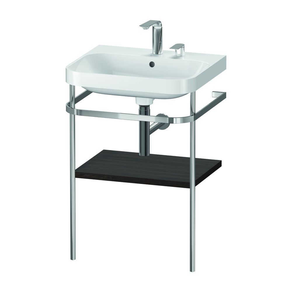 Duravit Happy D.2 Waschtisch-Set C-shaped Metallkonsole 490x575x850mm, Nusb.gebürs... DURAVIT-HP4835E6969 4063382005687 (Abb. 2)