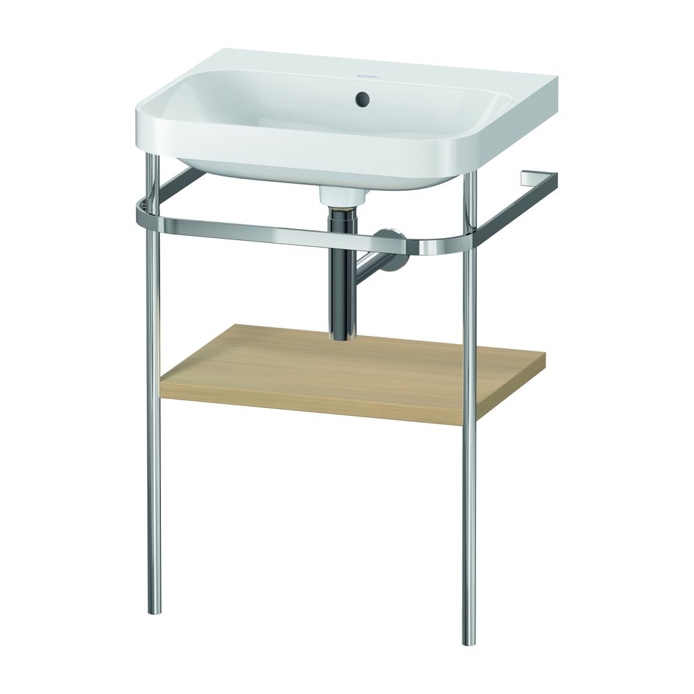 Duravit Happy D.2 Waschtisch-Set C-shaped Metallkonsole 490x575x850mm, Mediterrane... DURAVIT-HP4835N7171 4063382005366 (Abb. 2)