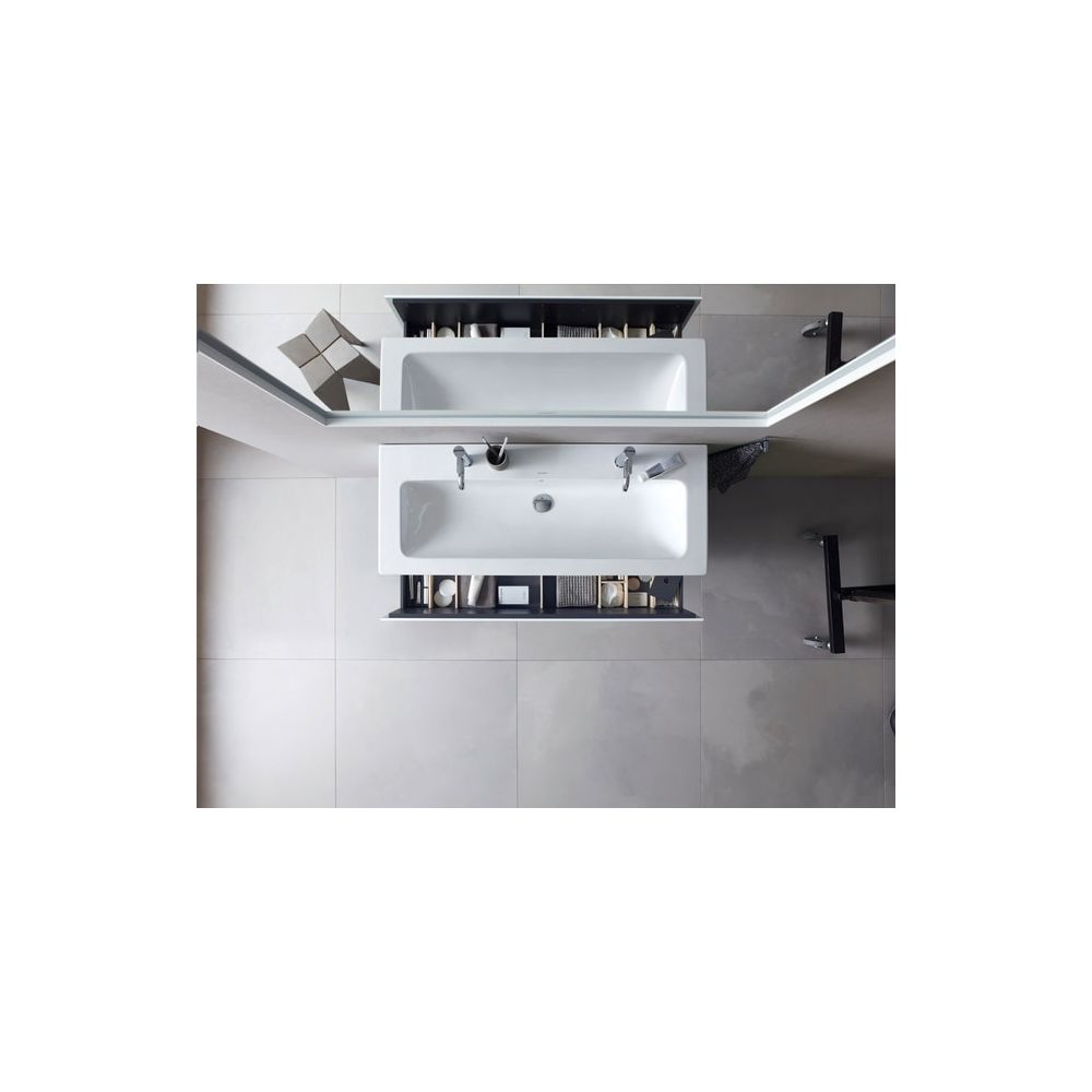 Duravit ME by Starck Waschtisch 490x1230x180mm, WonderGliss, Weiß Hochglanz, Recht... DURAVIT-23611200241 4053424897059 (Abb. 9)