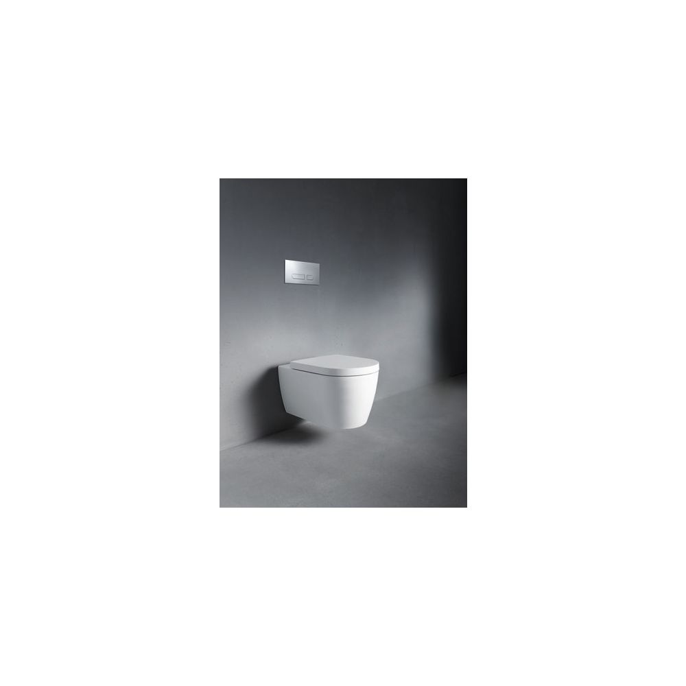 Duravit ME by Starck Wand-WC 570x360x355mm, Weiß Hochglanz, 4,5l, WonderGliss, Ti... DURAVIT-25290900001 4021534966781 (Abb. 22)
