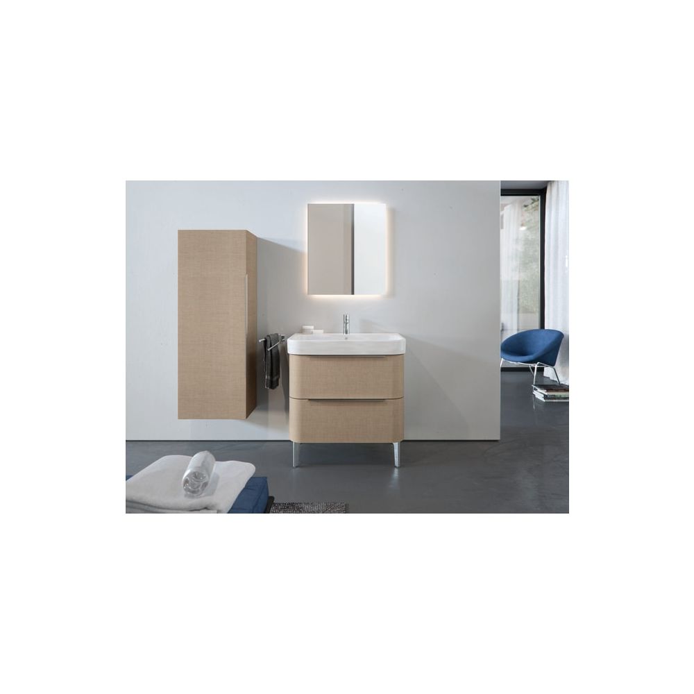 Duravit Happy D.2 Waschtisch 505x650x170mm, WonderGliss, Weiß Hochglanz, Rechtecki... DURAVIT-23186500001 4021534856037 (Abb. 2)