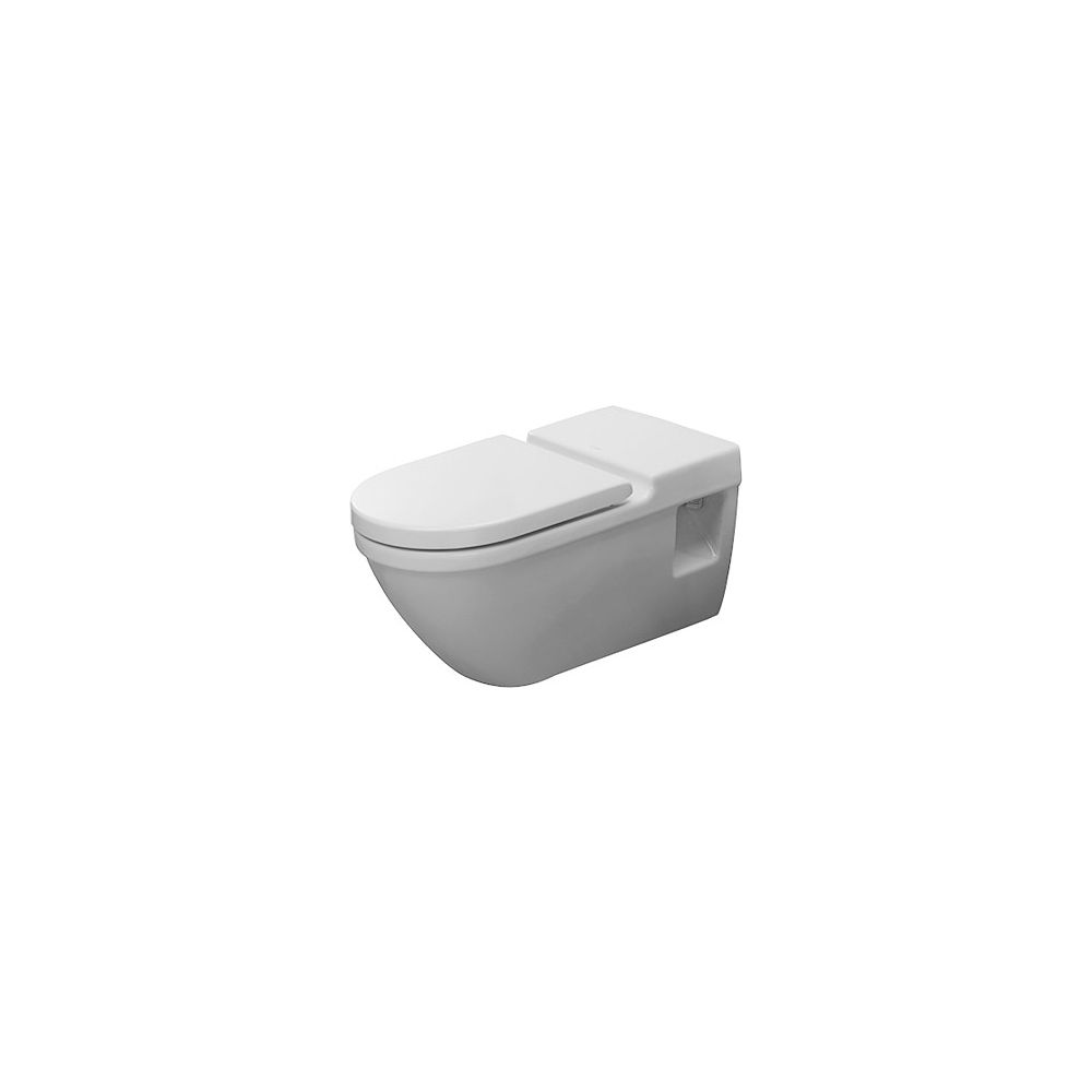 Duravit Starck 3 Wand-WC 700x370x355mm, Weiß Hochglanz, 6l, Tiefspüler, geschlossen... DURAVIT-2203090000 4021534278549 (Abb. 2)