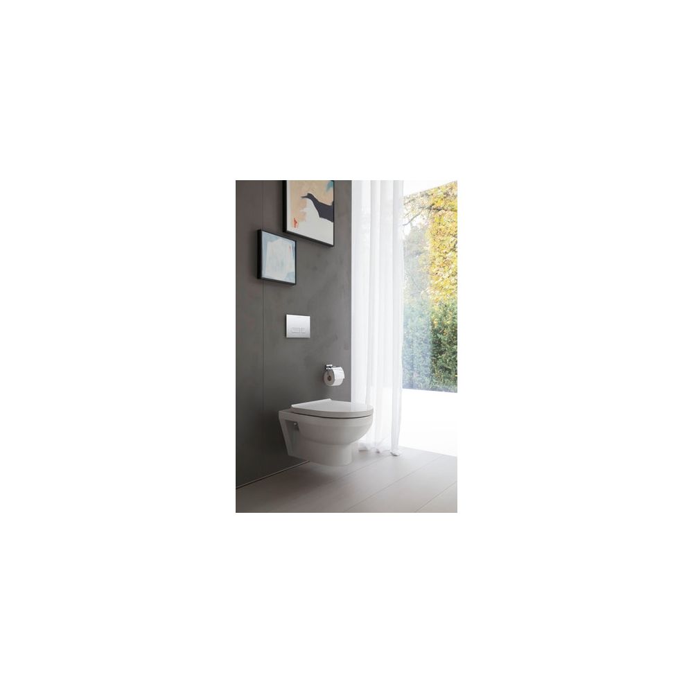 Duravit No.1 WC-Set wandh. Wand-WC, WC-Sitz, Weiß Hochglanz, Spülrand rimless, Abga... DURAVIT-45620900A1 4053424087962 (Abb. 2)