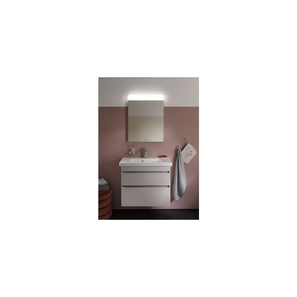 Duravit D-Code Zahnputzbecher 102x118x97mm, Chrom/Mattweiß, Schraubbefestigung, wan... DURAVIT-0099191000 4021534636165 (Abb. 4)