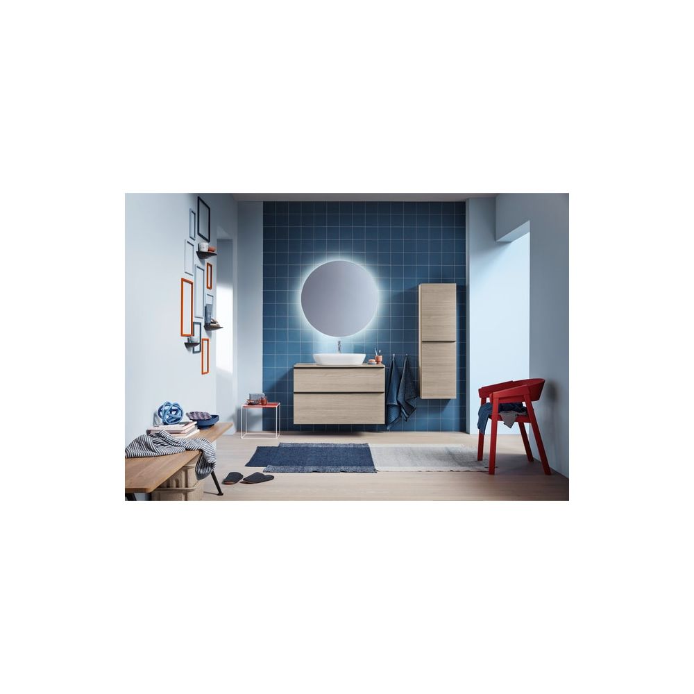 Duravit D-Neo Aufsatzbecken 600mm, Weiß Hochglanz, HalbOval, ohne Überlauf und HLB... DURAVIT-2372600070 4063382136022 (Abb. 11)