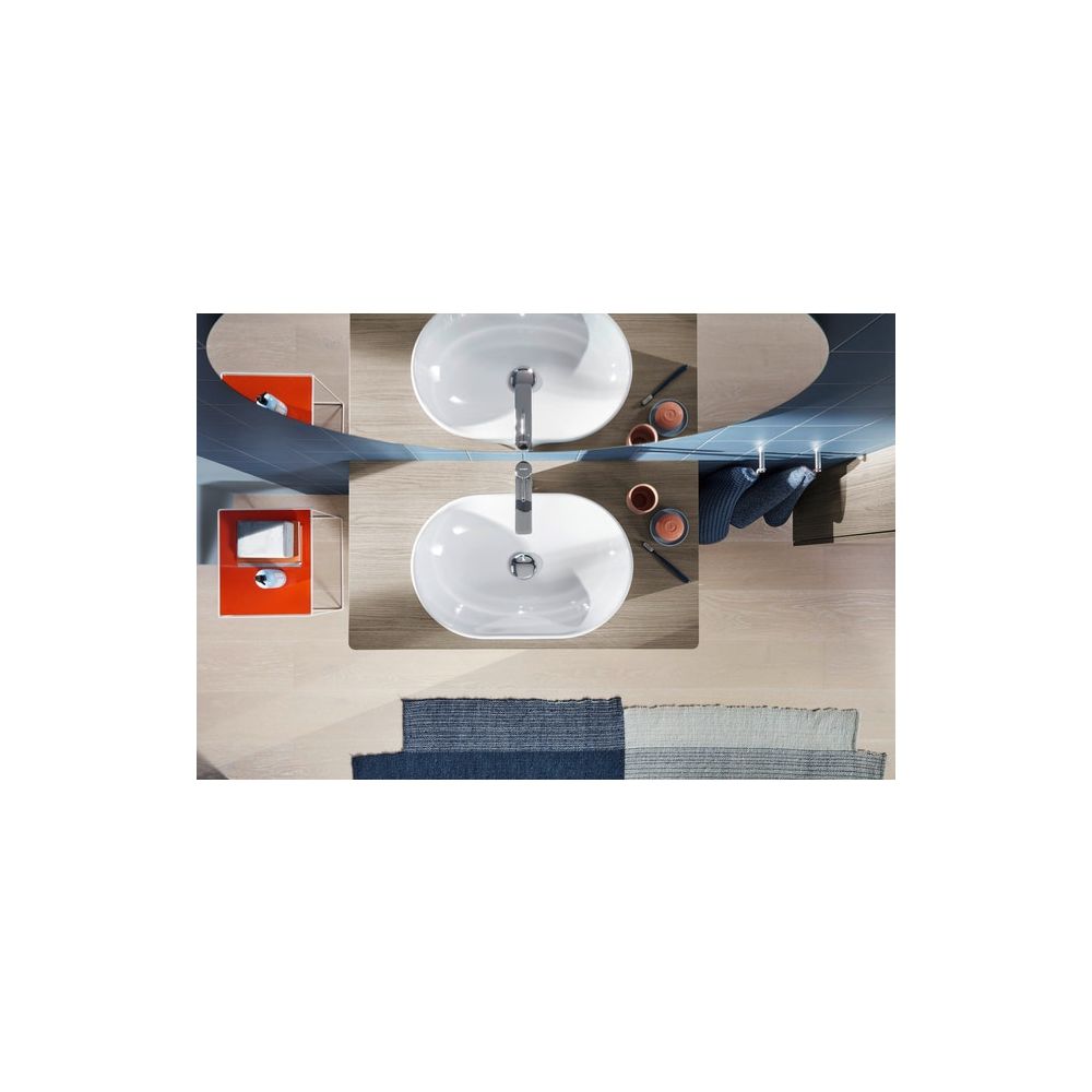 Duravit D-Neo Aufsatzbecken 600mm, Weiß Hochglanz, HalbOval, ohne Überlauf und HLB... DURAVIT-2372600070 4063382136022 (Abb. 4)