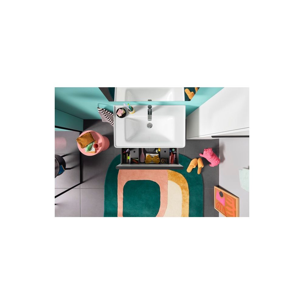Duravit D-Neo Waschtisch 480x800x165mm, Weiß Hochglanz, Rechteckig, 1 Waschplatz/HL... DURAVIT-2367800000 4053424981970 (Abb. 5)