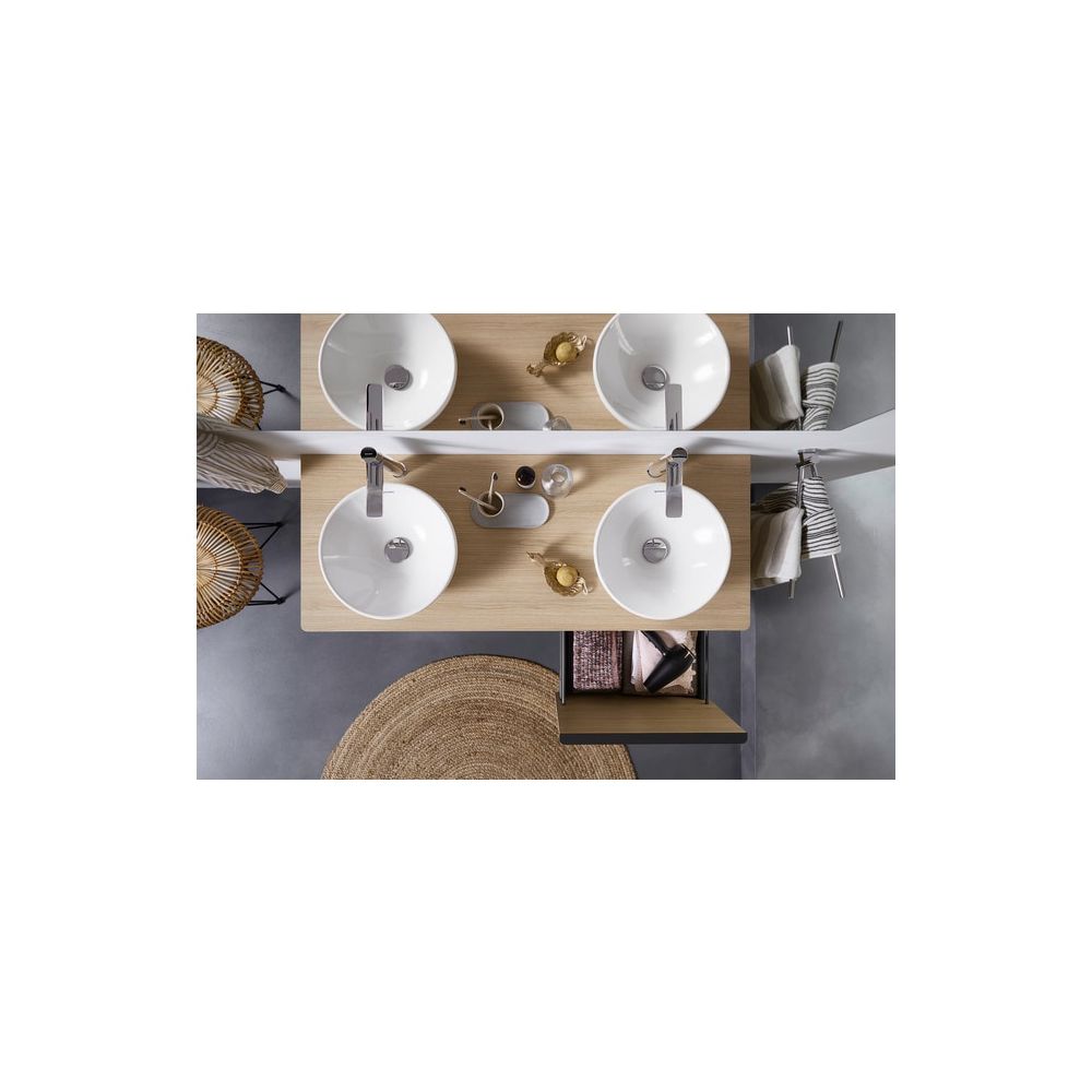 Duravit D-Neo Aufsatzbecken 400mm, Weiß Hochglanz, rund, ohne Überlauf und HLB... DURAVIT-2371400070 4063382136015 (Abb. 8)