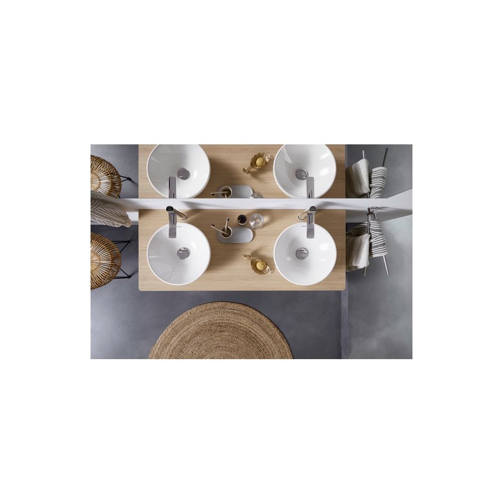 Duravit D-Neo Aufsatzbecken 400mm, Weiß Hochglanz, rund, ohne Überlauf und HLB... DURAVIT-2371400070 4063382136015 (Abb. 9)