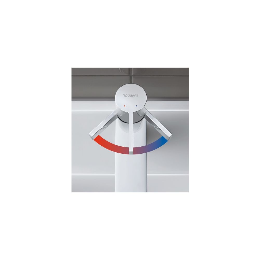 Duravit D-Neo Einhebel-Waschtischmischer M, Chrom, 5l/min, Hebelgriff, mit Garni... DURAVIT-DE1020001010 8000177305016 (Abb. 25)