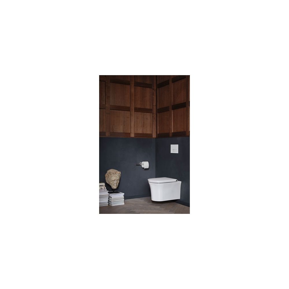 Duravit White Tulip WC-Sitz Weiß Hochglanz, 372x65x466mm, mit Absenkautomatik, Sit... DURAVIT-0027090000 4063382101730 (Abb. 19)