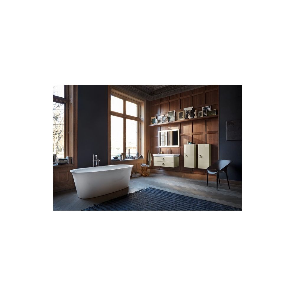 Duravit White Tulip Waschtisch 490x1055x155mm WonderGliss Weiß Hochglanz, Rechtec... DURAVIT-23631000001 4053424980034 (Abb. 16)