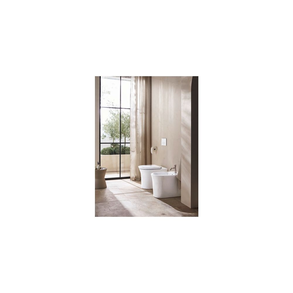 Duravit White Tulip Stand WC 580x370x420mm, Weiß Hochglanz, HygieneGlaze, Back to ... DURAVIT-2001092000 4063382012555 (Abb. 15)
