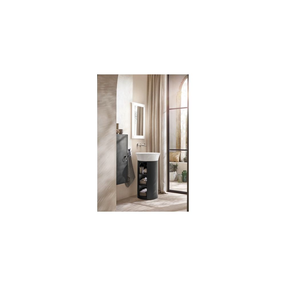 Duravit White Tulip Waschtisch 500x500x160mm, Weiß Hochglanz, Rund, 1 Waschplatz mi... DURAVIT-2365500070 4063382135568 (Abb. 6)