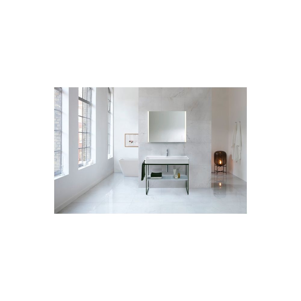Duravit DuraSquare Metallkonsole 451x1063x740-790mm variabel, Mattschwarz, bodenste... DURAVIT-0031034600 4053424418285 (Abb. 1)