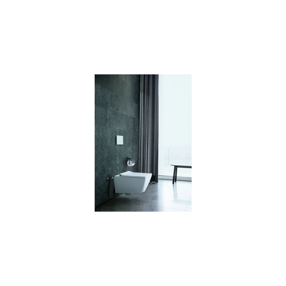 Duravit Bürstengarnitur Starck T 80x80x435mm, wandhäng. Mattschwarz, Messing... DURAVIT-0099464600 4053424703077 (Abb. 4)