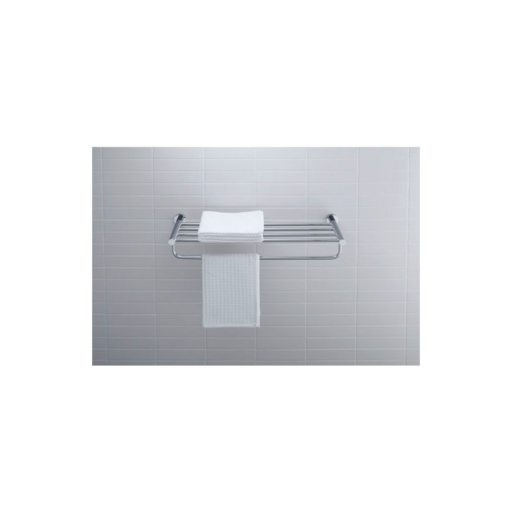 Duravit D-Code Handtuchablage 220x650x112mm, Chrom, Schraubbefestigung... DURAVIT-0099251000 4021534636226 (Abb. 4)