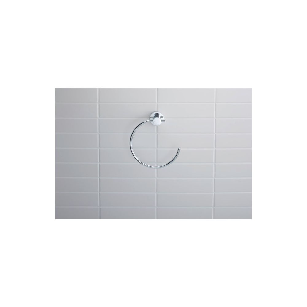 Duravit D-Code Handtuchring 67x169x182mm, Chrom, Schraubbefestigung... DURAVIT-0099211000 4021534636189 (Abb. 8)