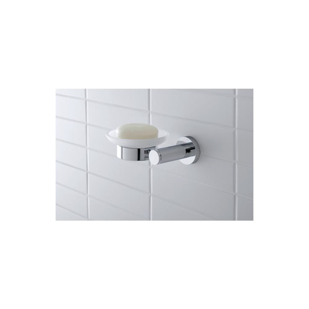 Duravit D-Code Seifenschale 120x137x53mm, Chrom/Mattweiß, Messing/Milchglas, Schrau... DURAVIT-0099181000 4021534636158 (Abb. 4)